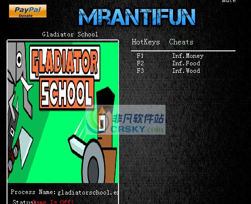 角斗士学院三项修改器 v3.5