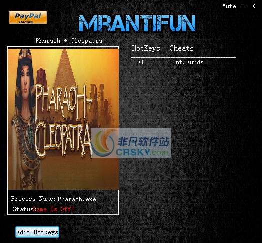 法老王和埃及艳后无限金钱修改器 v3.5