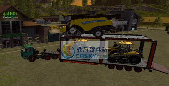 模拟农场17双层板车MOD v2.5