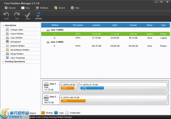 Free Partition Manager v5.1.1.13