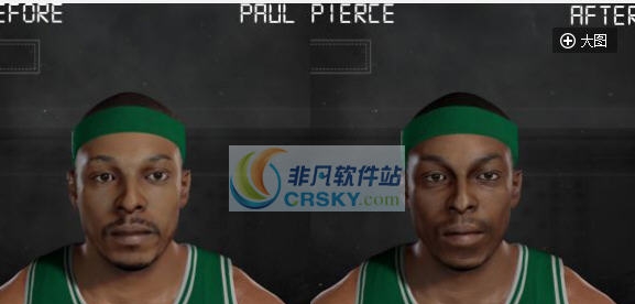 NBA2K17皮尔斯面补MOD v2.6