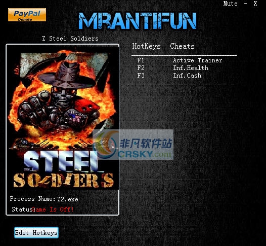 Z字特工队之钢铁战士两项修改器 v3.3