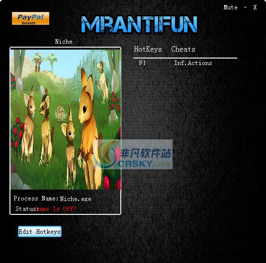 Niche无限行动修改器 v3.5