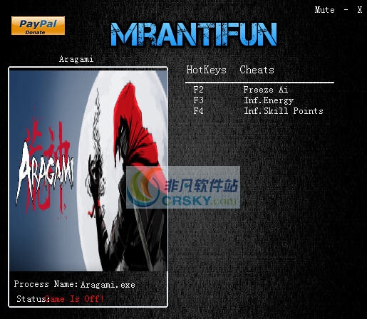 荒神三项修改器 v3.4