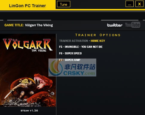 伏尔加维京三项修改器 v3.7