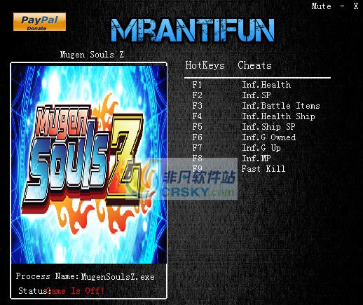 无限灵魂Z九项修改器 v3.4