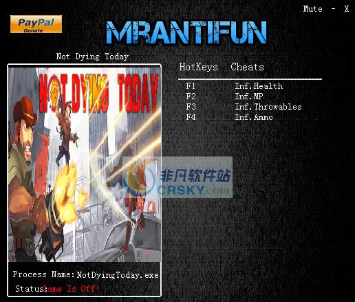 今日不死四项修改器 v3.5