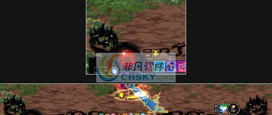 DNF古代中国风格的黑色龙纹血槽界面补丁 v2.5