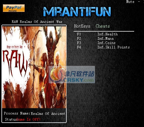 RAW古域之战四项修改器 v3.6