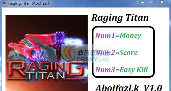 狂暴泰坦三项修改器 v3.3