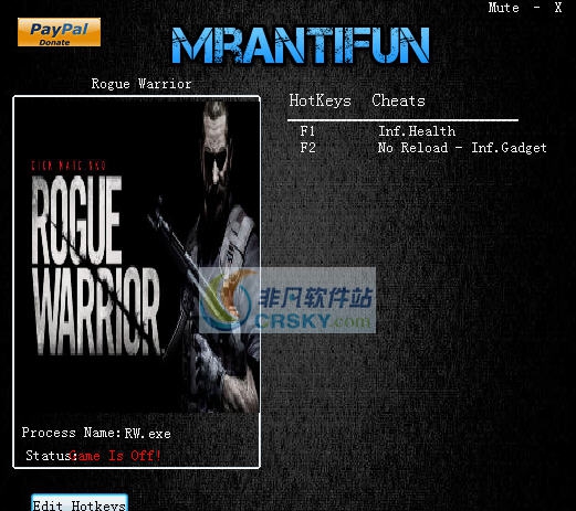 侠盗勇士三项修改器 MrAntiFunv1.4