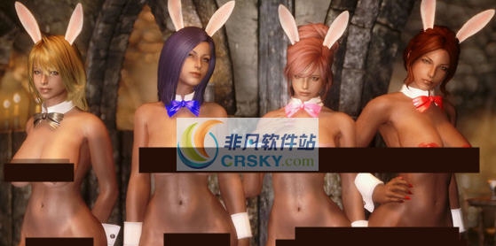 上古卷轴5天际重制版色心兔女郎服装MOD 濮瑰瀵瞯1.5