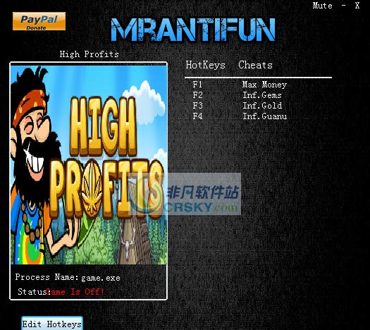高额利润四项修改器 v3.5