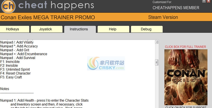 流放者柯南二十项修改器 v3.9