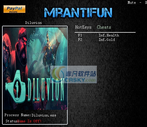 Diluvion两项修改器 v3.4