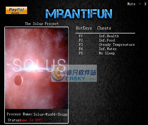 独自一人五项修改器 v1.05
