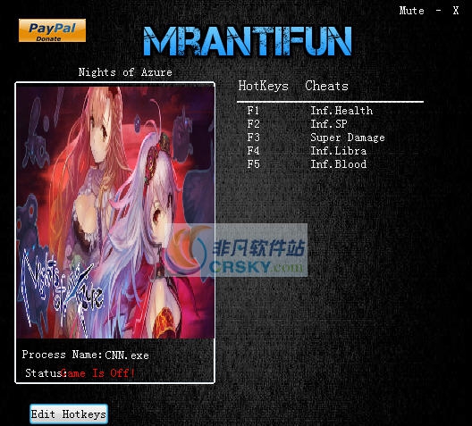 无夜之国五项修改器 v3.5