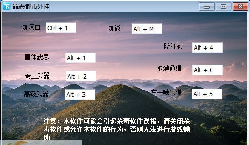 侠盗猎车手罪恶都市外挂 v1.12