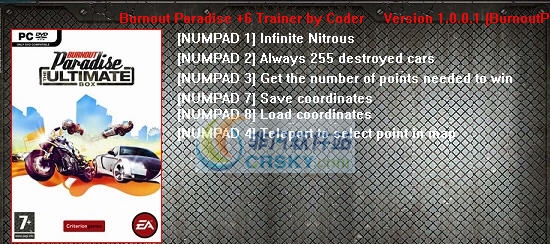 火爆狂飙天堂六项作弊器 v3.6