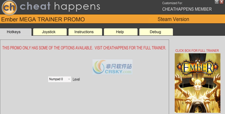 余火十项修改器 v3.5