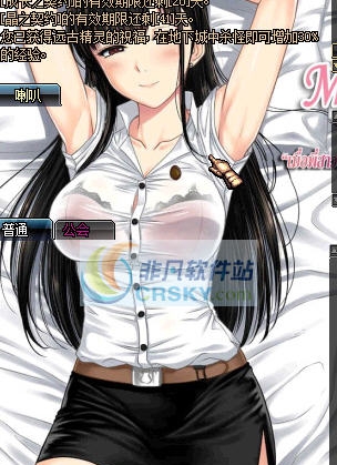 DNF亲切妩媚性感御姐聊天框界面补丁 v2.8