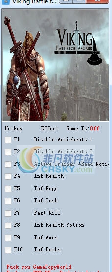 维京神域之战八项修改器 v3.5