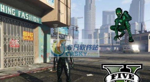 GTA5绿海妖怪兽MOD v2.5