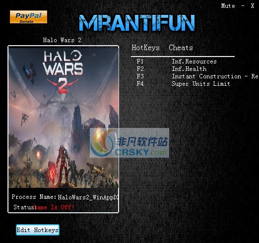 光环战争2五项修改器 v3.6