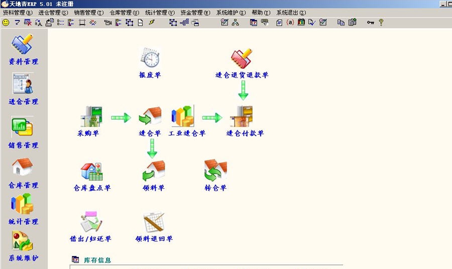 天地青商业进销存 v6.05