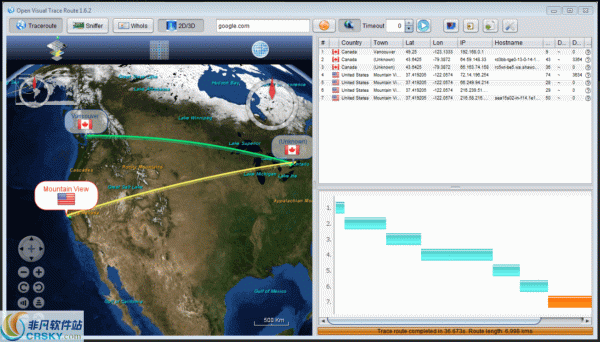 Open Visual Traceroute v1.6.11