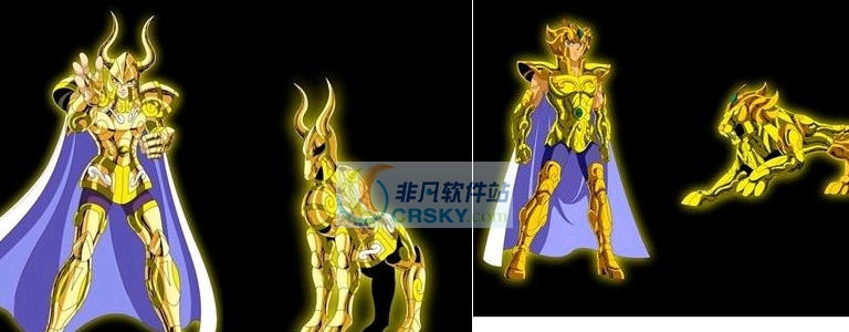 上古卷轴5天际两套圣斗士黄金圣衣MOD v2.5