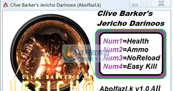 克莱夫巴克尔的耶利哥四项修改器 v2.6