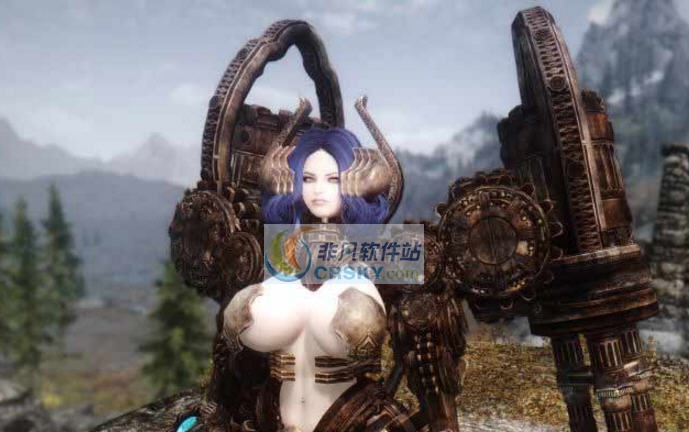 上古卷轴5锻莫机械御姐木兰花MOD v2.3