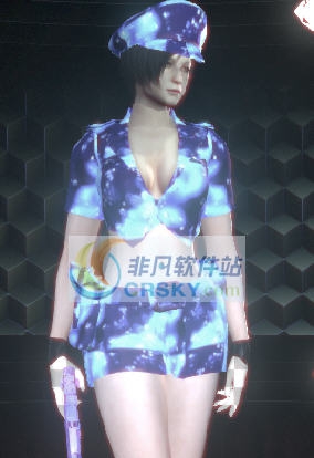 生化危机6艾达蓝色炫丽警服MOD v2.9
