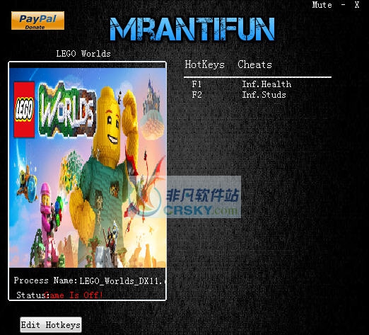 乐高世界两项修改器 v3.6