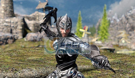 上古卷轴5天际重制版替换精灵铠甲和武器MOD v2.4