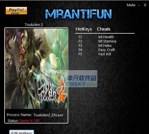 讨鬼传2五项修改器 v3.5