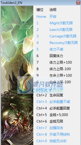 讨鬼传2二十三项修改器 v2.5