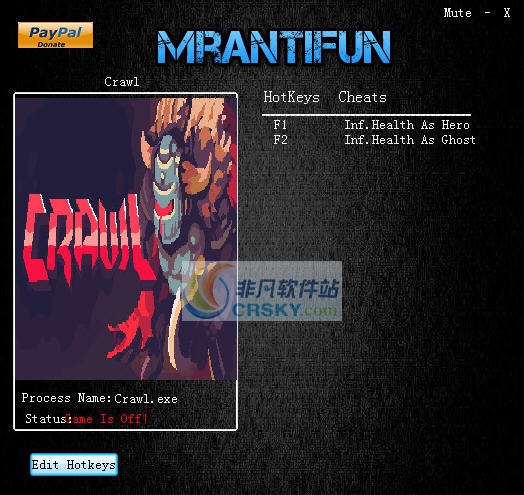 爬行者两项修改器 v3.5