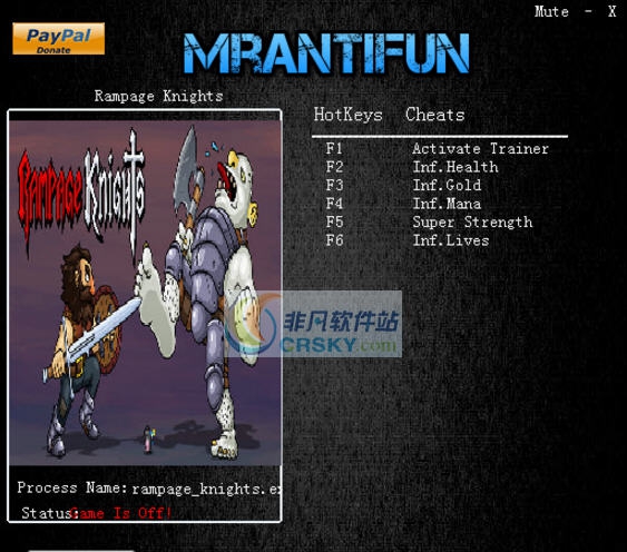 暴虐骑士五项修改器 v3.6