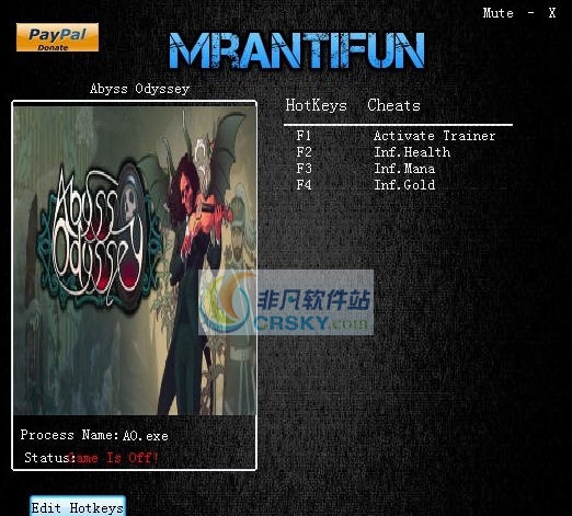 深渊奥德赛三项修改器 v3.2