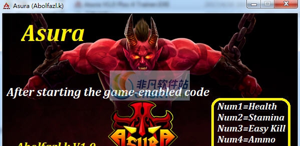 战神阿修罗四项修改器 v3.4