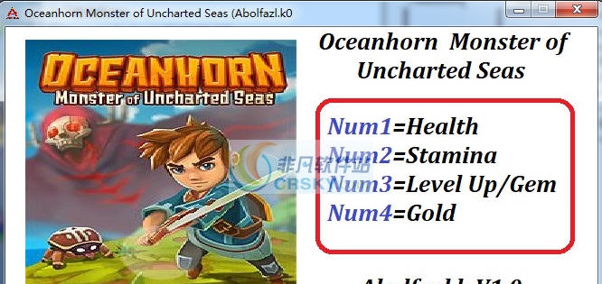 海之号角神秘海怪四项修改器 v3.7