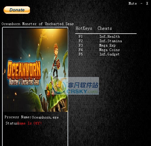 海之号角神秘海怪五项修改器 v3.5