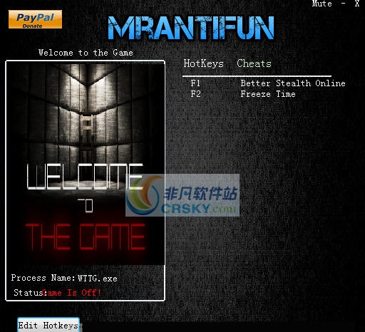 欢迎来到游戏两项修改器 v3.6