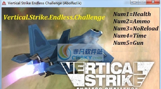 垂直打击无尽挑战五项修改器 v3.4