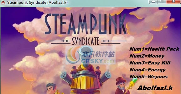 蒸汽朋克辛迪加五项修改器 v3.3