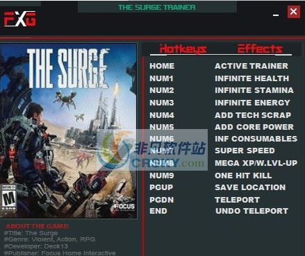迸发十二项修改器 v3.4