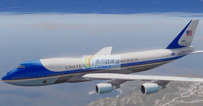 GTA5空军一号波音VC-25AMOD v2.6