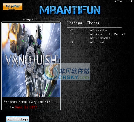 绝对征服五项修改器 v3.6